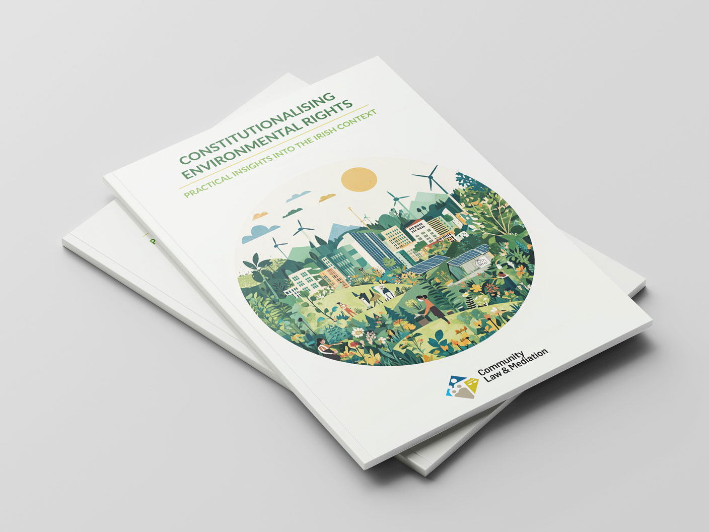 Community Law & Mediation report design by Pixelo